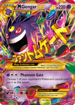 M Gengar-EX z edície Phantom Forces, karta č.121