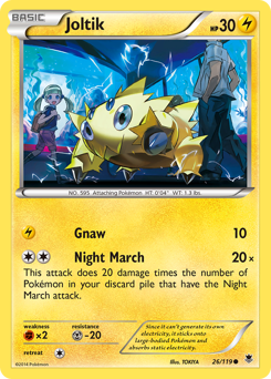 Joltik z edície Phantom Forces, karta č.26