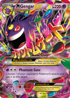 M Gengar-EX z edície Phantom Forces, karta č.35