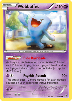 Wobbuffet z edície Phantom Forces, karta č.36