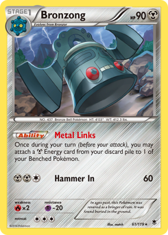 Bronzong z edície Phantom Forces, karta č.61