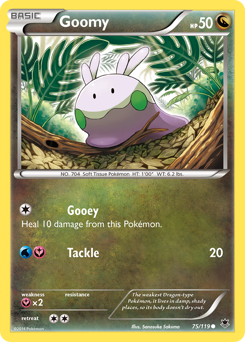 Goomy z edície Phantom Forces, karta č.75