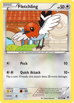 Fletchling z edície Phantom Forces, karta č.89