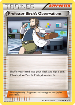 Professor Birch's Observations z edície Primal Clash, karta č.134