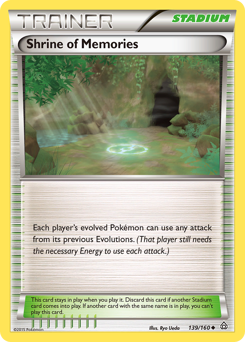 Shrine of Memories z edície Primal Clash, karta č.139