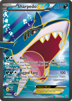 Sharpedo-EX z edície Primal Clash, karta č.152