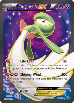 Gardevoir-EX z edície Primal Clash, karta č.155