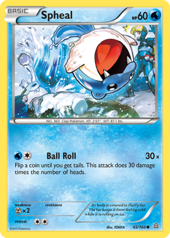 Spheal z edície Primal Clash, karta č.45