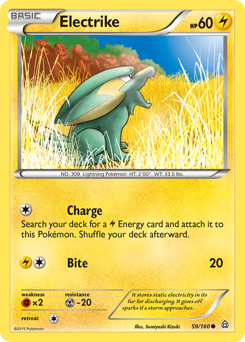 Electrike z edície Primal Clash, karta č.59