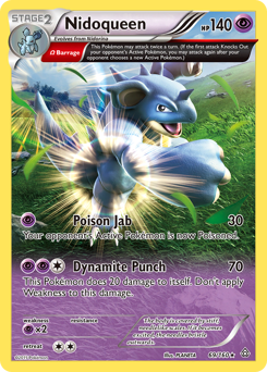 Nidoqueen z edície Primal Clash, karta č.69