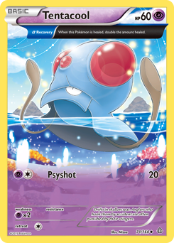 Tentacool z edície Primal Clash, karta č.71