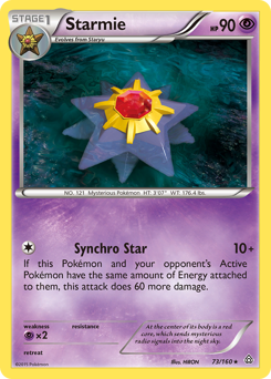 Starmie z edície Primal Clash, karta č.73
