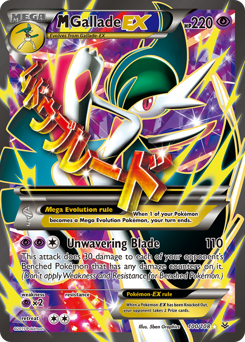 M Gallade-EX z edície Roaring Skies, karta č.100