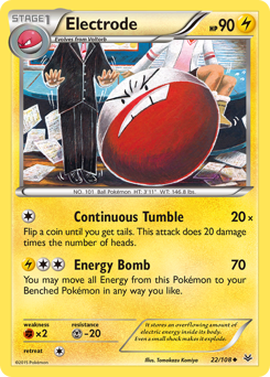 Electrode z edície Roaring Skies, karta č.22