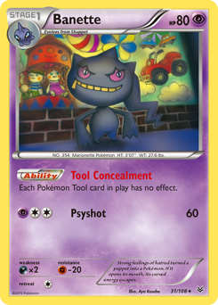 Banette z edície Roaring Skies, karta č.31