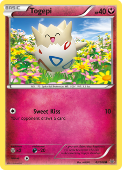 Togepi z edície Roaring Skies, karta č.43
