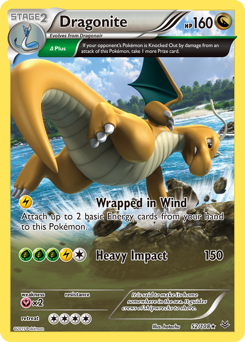 Dragonite z edície Roaring Skies, karta č.52