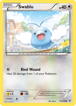Swablu z edície Roaring Skies, karta č.73