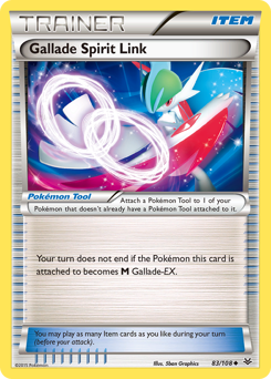 Gallade Spirit Link z edície Roaring Skies, karta č.83