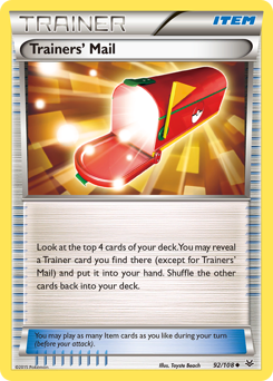 Trainers' Mail z edície Roaring Skies, karta č.92