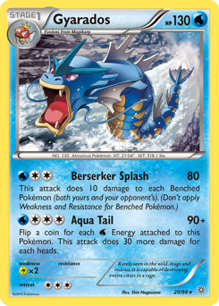 Gyarados z edície Ancient Origins, karta č.20