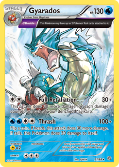 Gyarados z edície Ancient Origins, karta č.21