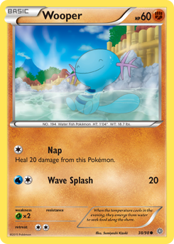 Wooper z edície Ancient Origins, karta č.38