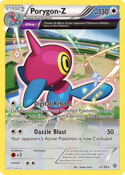 Porygon-Z z edície Ancient Origins, karta č.67