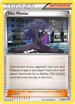 Hex Maniac z edície Ancient Origins, karta č.75