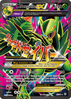 M Sceptile-EX z edície Ancient Origins, karta č.85