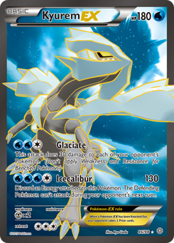 Kyurem-EX z edície Ancient Origins, karta č.86
