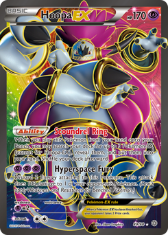 Hoopa-EX z edície Ancient Origins, karta č.89
