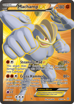 Machamp-EX z edície Ancient Origins, karta č.90
