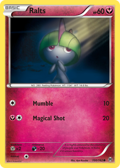 Ralts z edície BREAKthrough, karta č.100