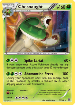 Chesnaught z edície BREAKthrough, karta č.11