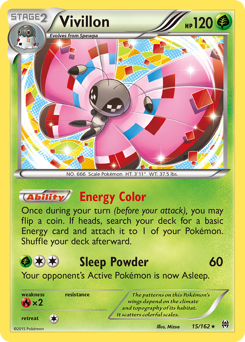 Vivillon z edície BREAKthrough, karta č.15