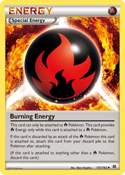 Burning Energy z edície BREAKthrough, karta č.151