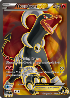 Houndoom-EX z edície BREAKthrough, karta č.153