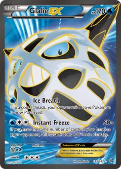Glalie-EX z edície BREAKthrough, karta č.155