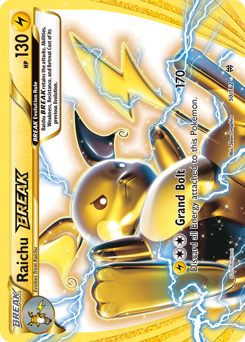 Raichu BREAK z edície BREAKthrough, karta č.50