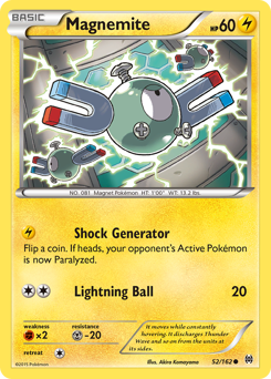 Magnemite z edície BREAKthrough, karta č.52