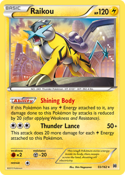 Raikou z edície BREAKthrough, karta č.55
