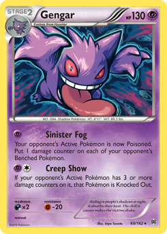 Gengar z edície BREAKthrough, karta č.60