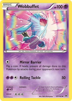 Wobbuffet z edície BREAKthrough, karta č.67