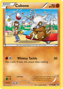 Cubone z edície BREAKthrough, karta č.77