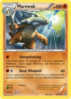 Marowak z edície BREAKthrough, karta č.78