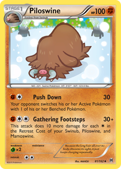 Piloswine z edície BREAKthrough, karta č.81