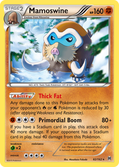 Mamoswine z edície BREAKthrough, karta č.82