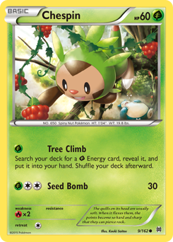 Chespin z edície BREAKthrough, karta č.9