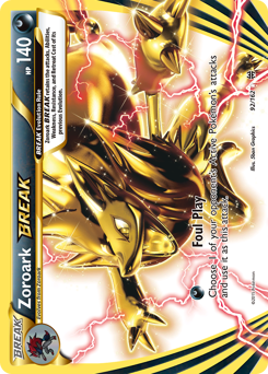 Zoroark BREAK z edície BREAKthrough, karta č.92